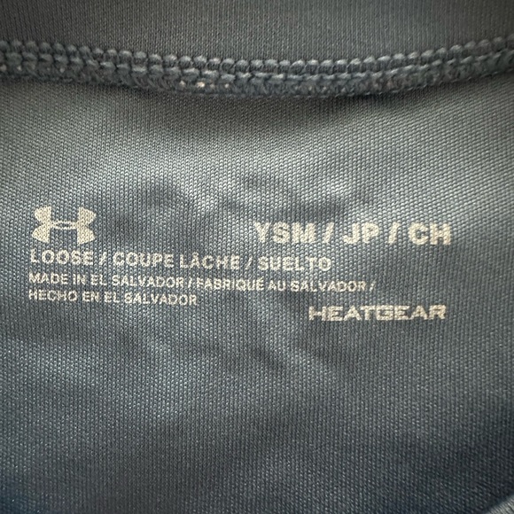 Under Armour Boys Shirt YSM- Blue - Picture 3 of 3